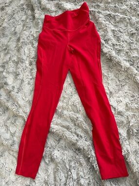 lululemon athletica Red High-Rise Leggings